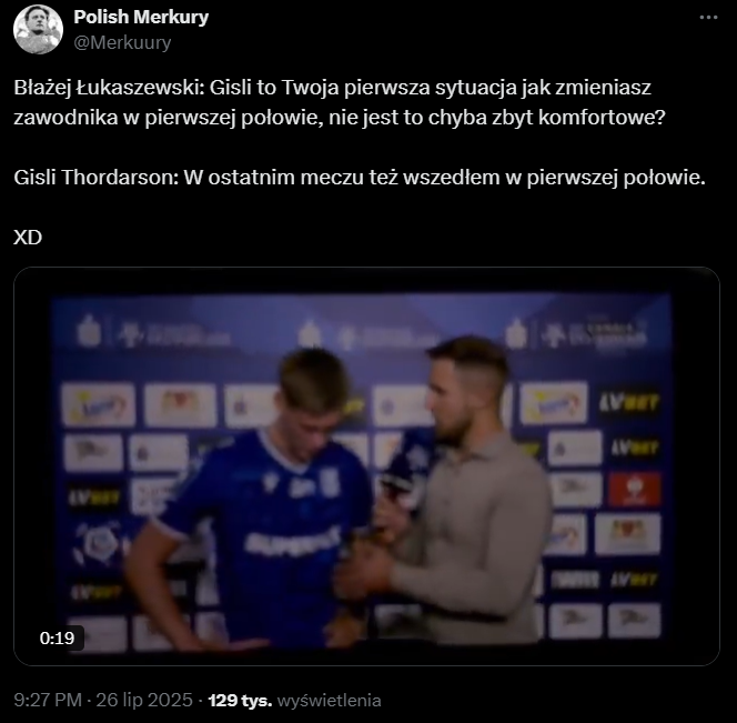 ODPOWIEDŹ piłkarza Lecha na nietrafione pytanie dziennikarza xD